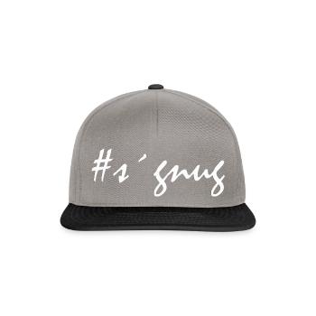 sgnug - Snapback Cap - Graphit/Schwarz - Vorne