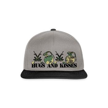 XOXO-Kanonen Tarnung - Snapback Cap - Graphit/Schwarz - Vorne