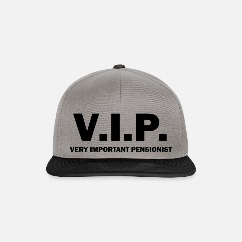 Pensionist geschenk pension ruhestand vip rente - Snapback Cap - Graphit/Schwarz