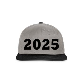2025 - Snapback Cap - graphite/black - Front