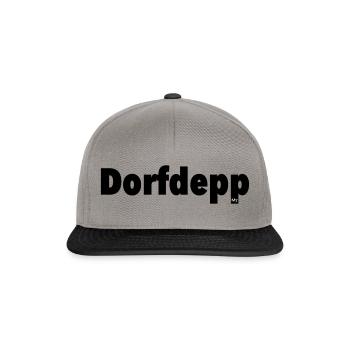 Dorfdepp - Snapback Cap - Graphit/Schwarz - Vorne