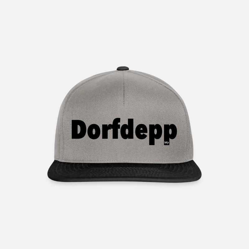 village Depp - Casquette snapback - gris graphite/noir