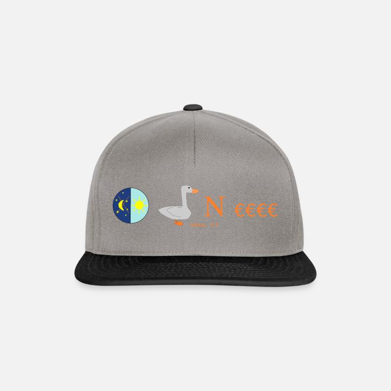 Rebus oca - Snapback Cap - grigio grafite/nero