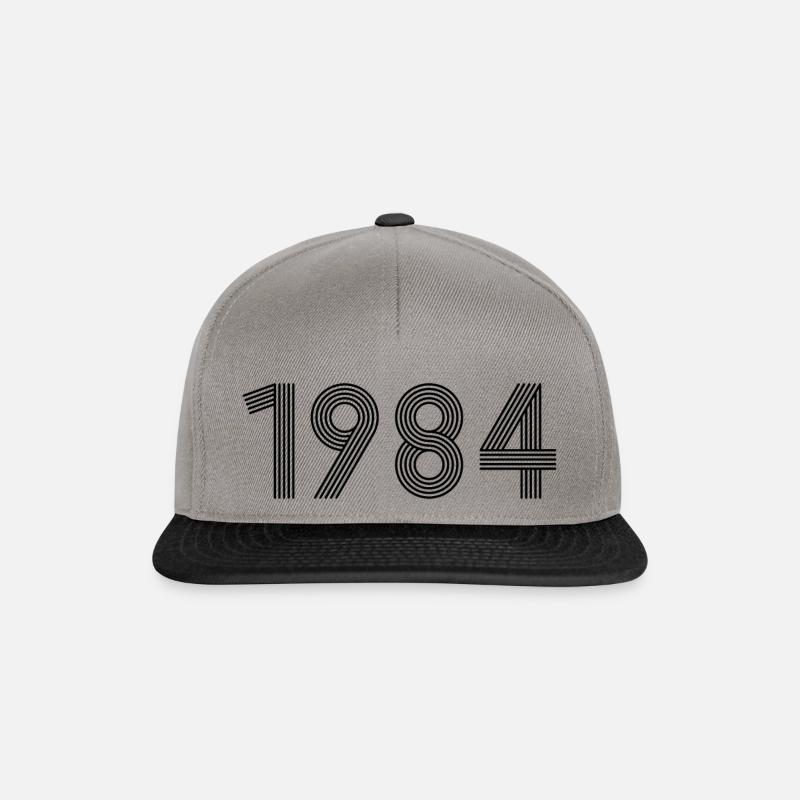 1984 - Snapback Cap - Graphit/Schwarz