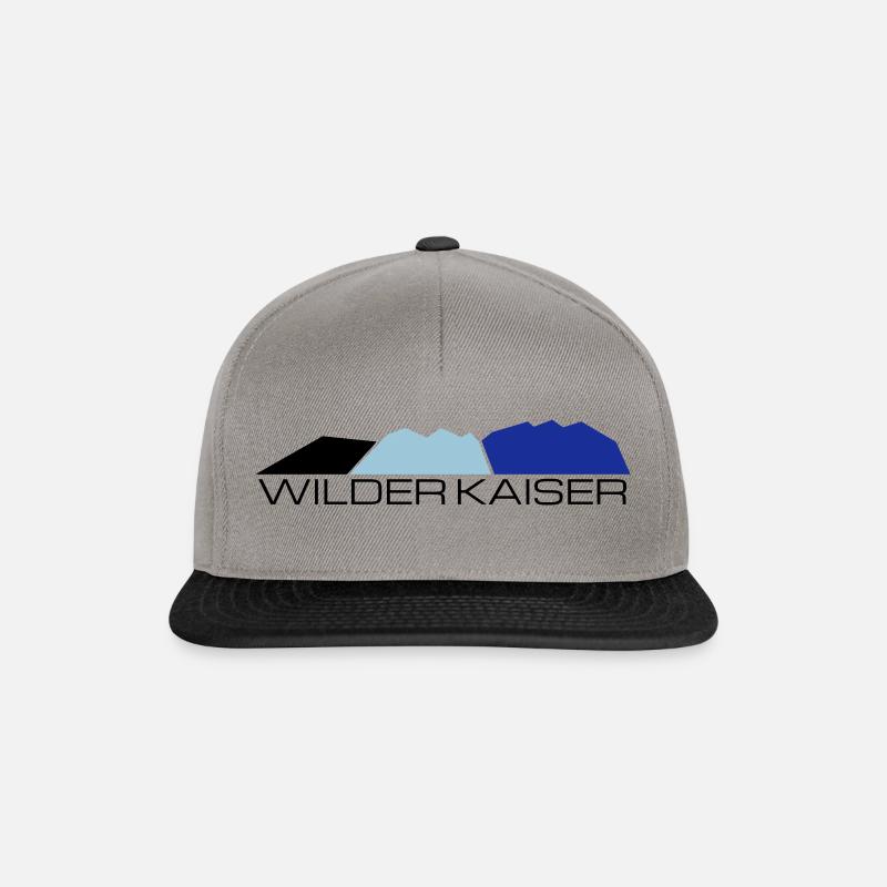 Wilder Kaiser - Snapback Cap - Graphit/Schwarz