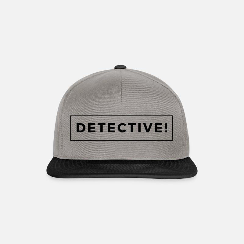 Detective! Lucifer - Casquette snapback - gris graphite/noir