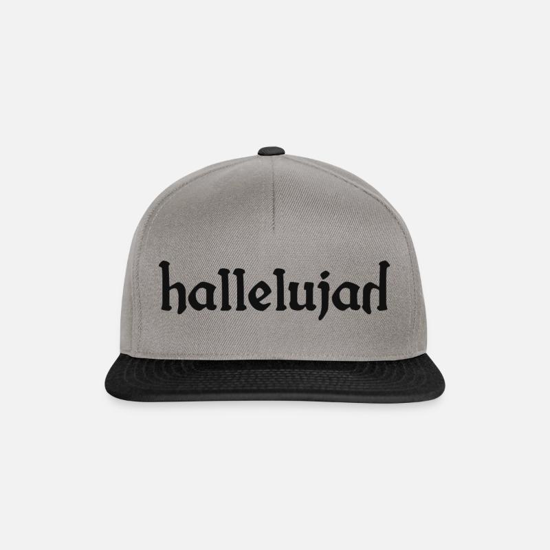Christliche Sprüche - Snapback Cap - Graphit/Schwarz
