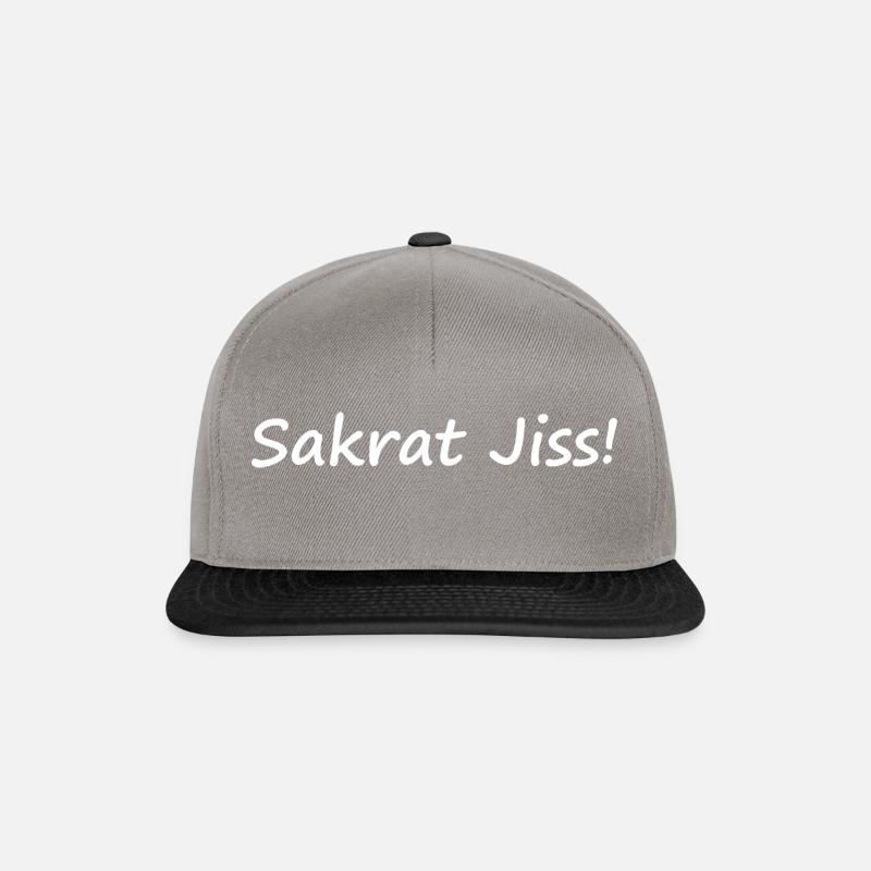 Eifeler Platt - Sakrat Jiss! - Snapback Cap - Graphit/Schwarz
