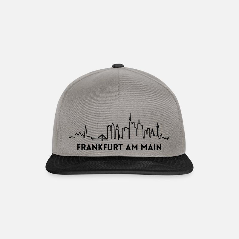 Stadt Frankfurt am Main - Snapback Cap - Graphit/Schwarz