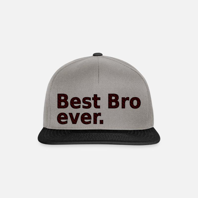 BestBroRed - Snapback Cap - Graphit/Schwarz