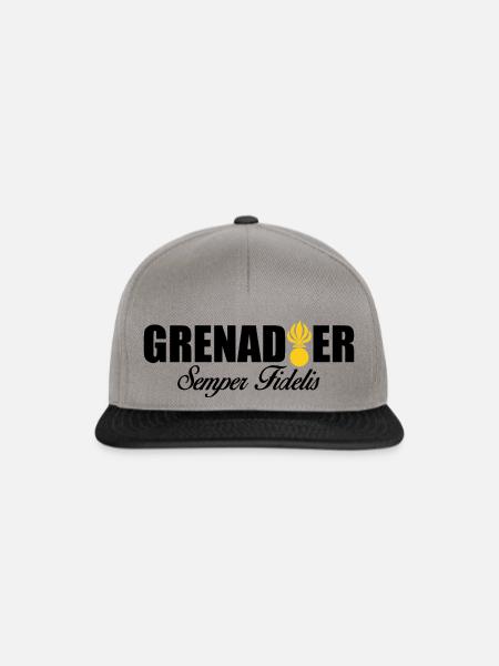 Grenadier - Snapback Cap - Graphit/Schwarz
