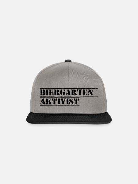 Biergarten 2 - Snapback Cap - Graphit/Schwarz