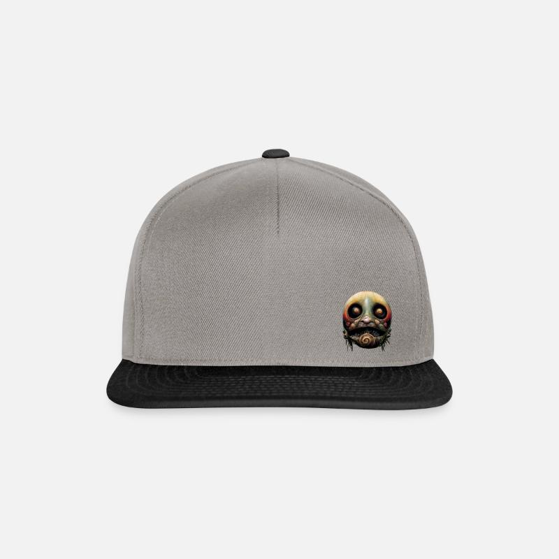 Snailface - Snapback Cap - Graphit/Schwarz