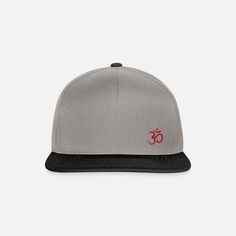 OM Premium Edition #red - Snapback Cap - graphite/black
