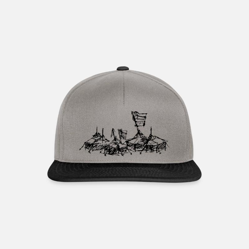 ... mein Dorf - Snapback Cap - Graphit/Schwarz