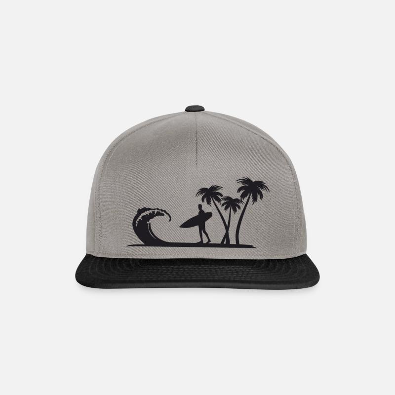 Beach - Snapback Cap - Graphit/Schwarz