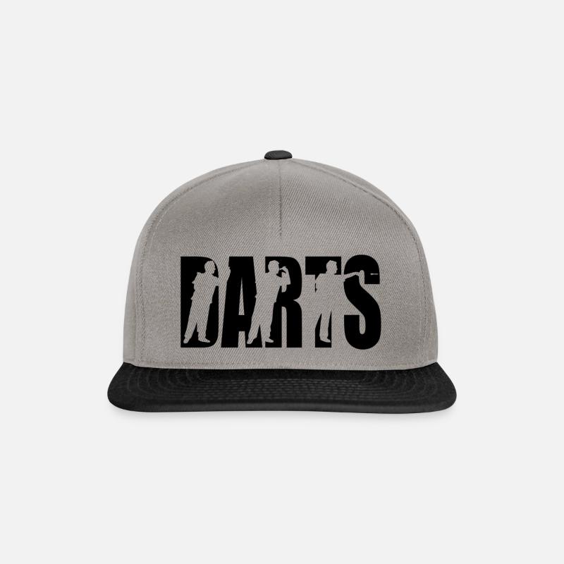 Darts Dart Darten - Snapback Cap - graphite/black