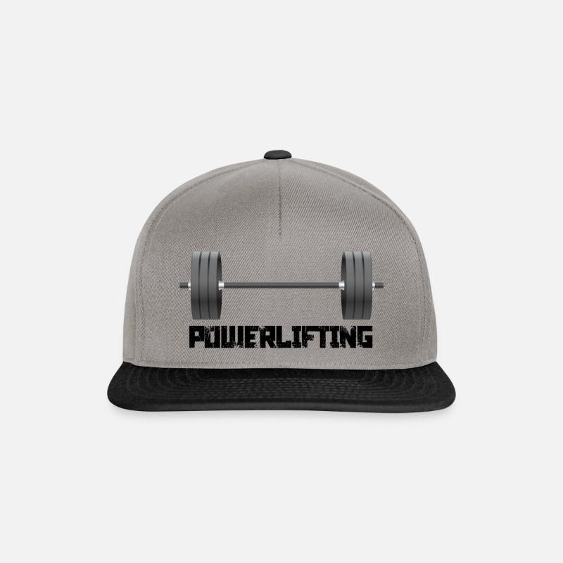 Powerlifting - Snapback Cap - Graphit/Schwarz
