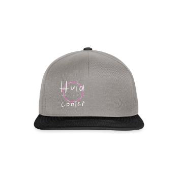 Hula du bist cooler - Snapback Cap - Graphit/Schwarz - Vorne