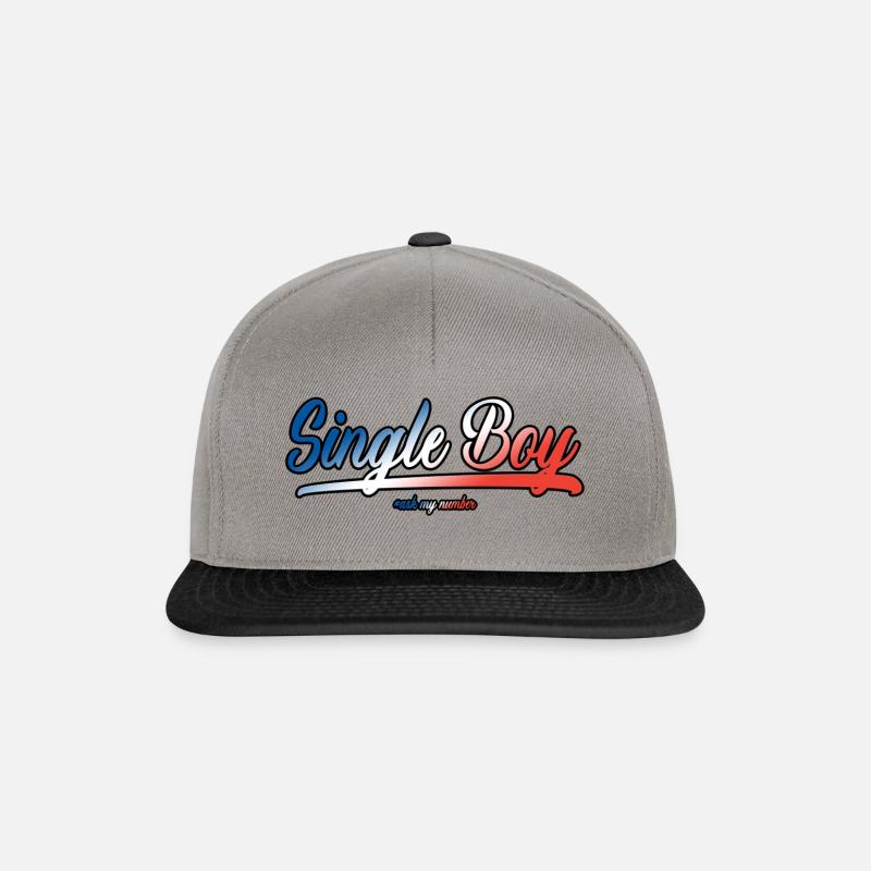 FR Junge - Snapback Cap - Graphit/Schwarz