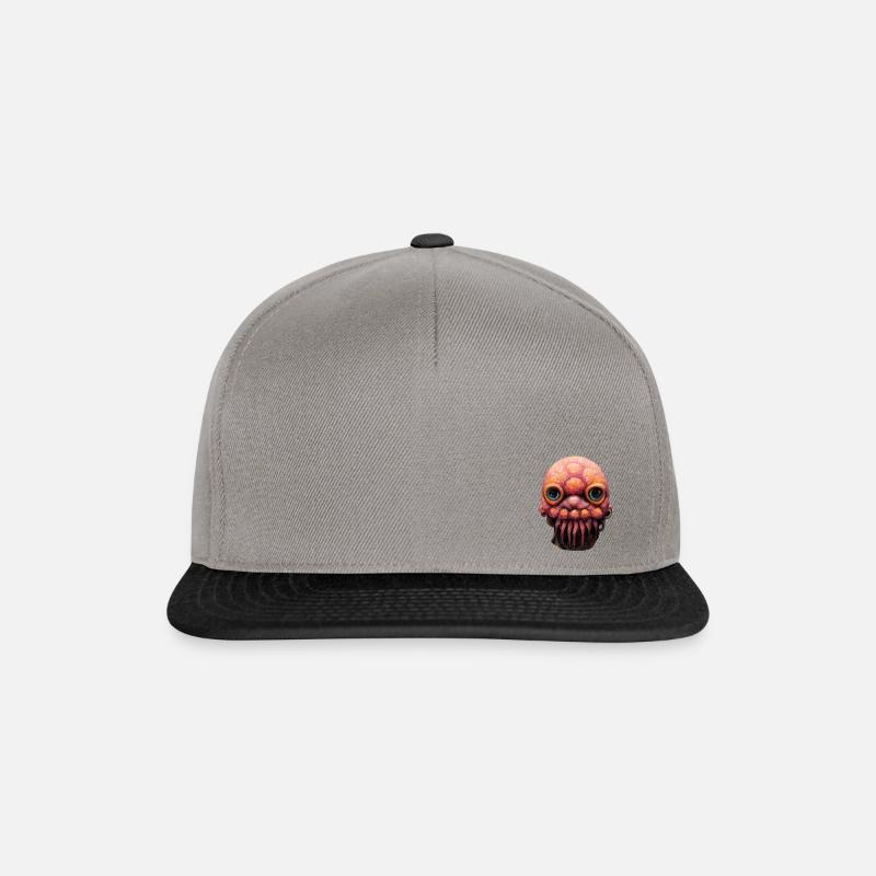Tentacleface - Snapback Cap - Graphit/Schwarz