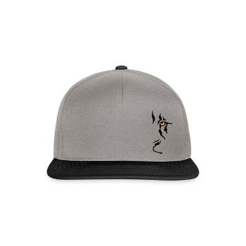 Œil de lion 2 (gauche) - Casquette snapback - gris graphite/noir - Devant