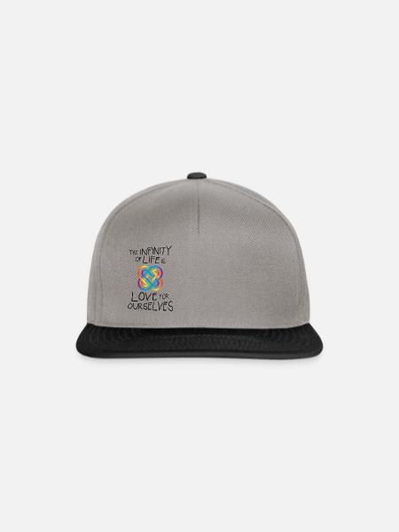 INFINITY No.2 - Snapback Cap - Graphit/Schwarz