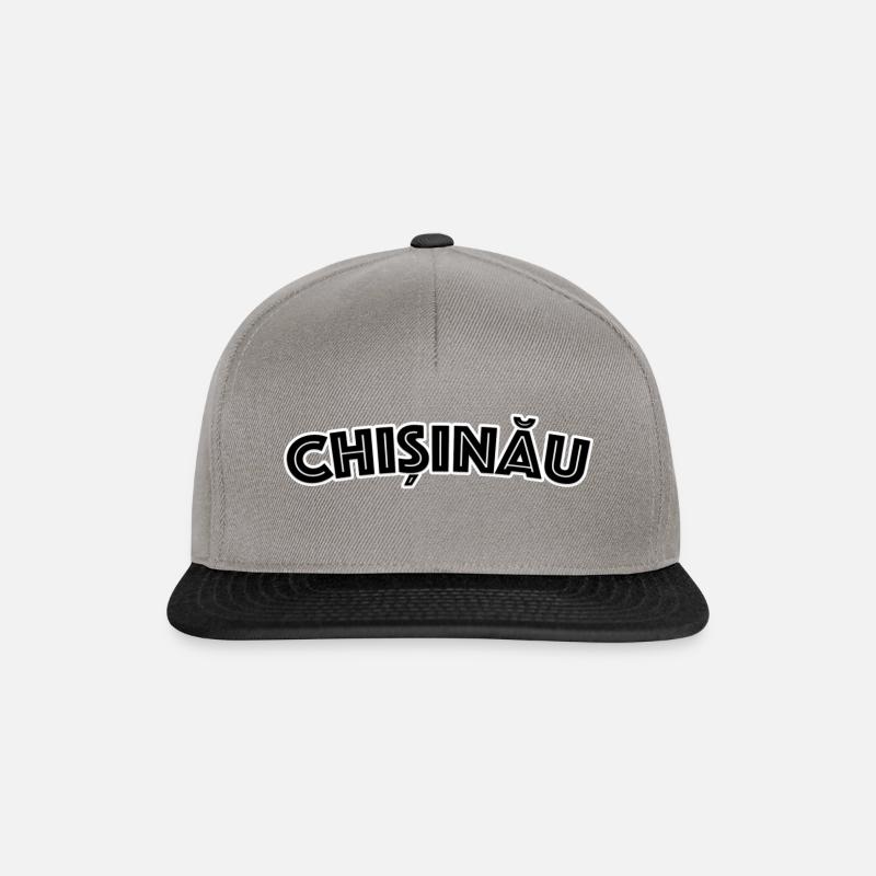 Chișinău - Casquette snapback - gris graphite/noir