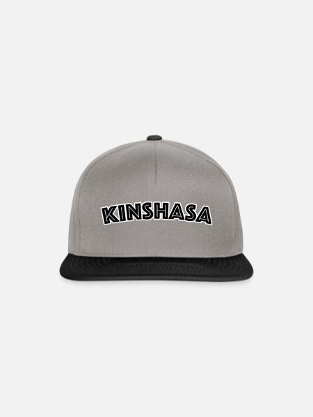 Kinshasa - Snapback Cap - Graphit/Schwarz