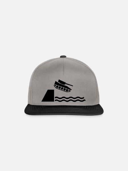 Frieden - Snapback Cap - Graphit/Schwarz