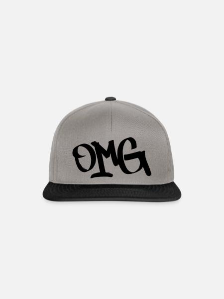 OMG - Snapback Cap - Graphit/Schwarz