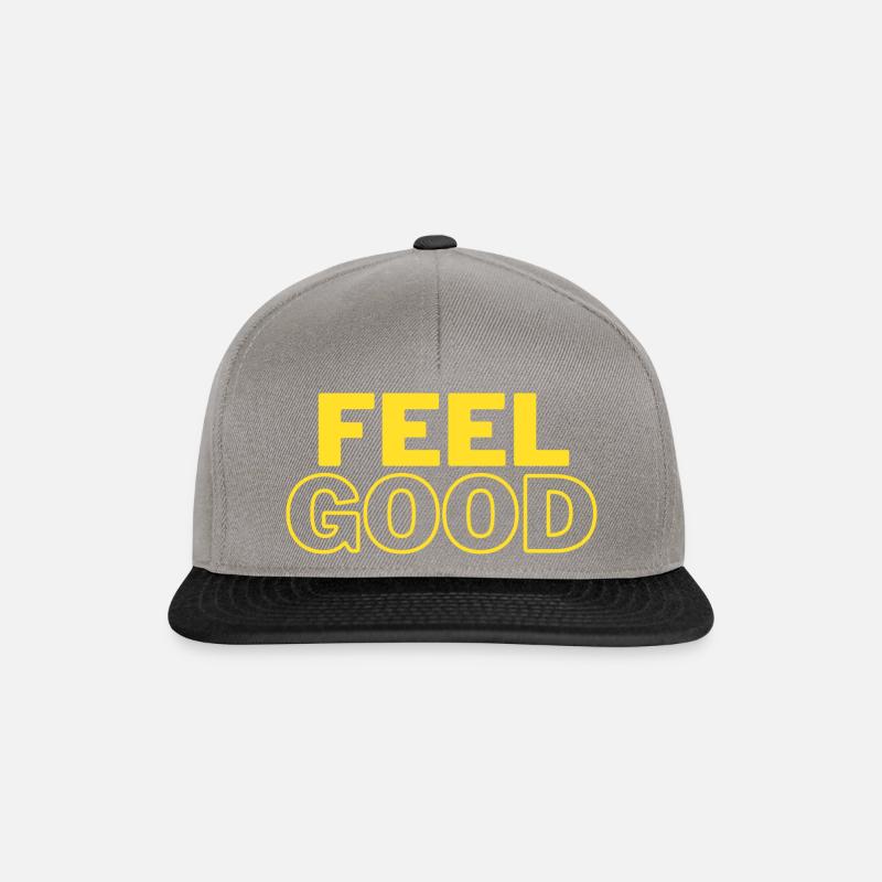 FEEL GOOD - Snapback Cap - graphite/black
