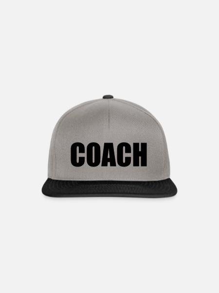 coach - Snapback Cap - Graphit/Schwarz
