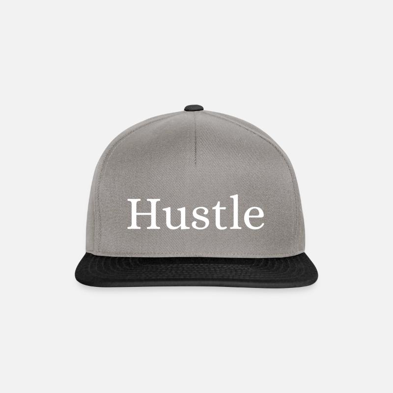Hustle - Snapback Cap - graphite/black