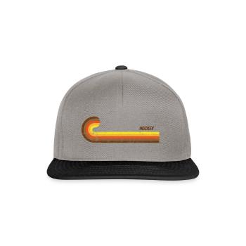 Conception de hockey sur gazon rétro pour les joueurs - Casquette snapback - gris graphite/noir - Devant