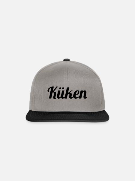 Küken - Snapback Cap - Graphit/Schwarz