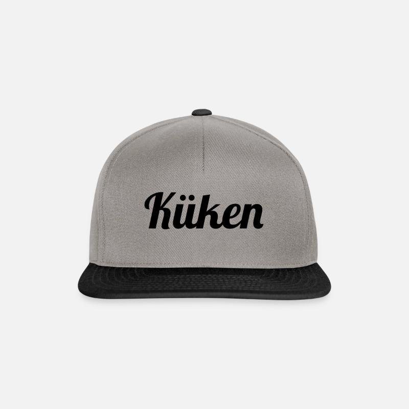 Küken - Snapback Cap - Graphit/Schwarz
