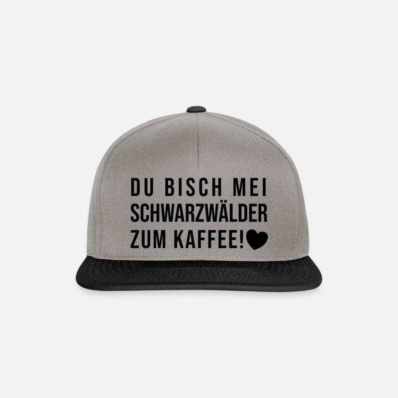 Forêt-Noire pour le café Forêt-Noire Forêt-Noire - Casquette snapback - gris graphite/noir