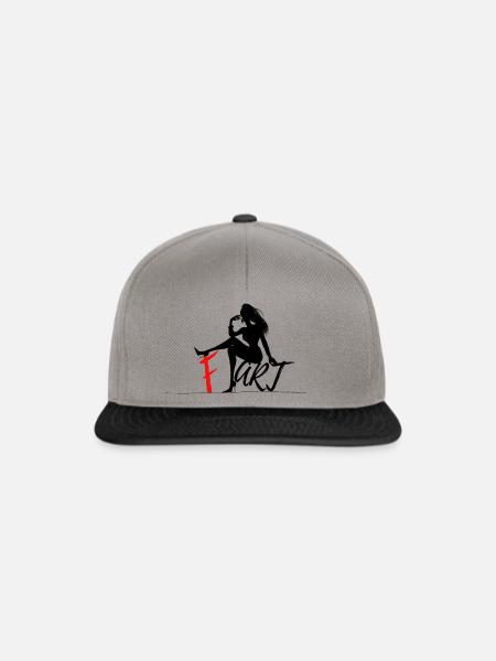 F. Art - Cooler Print - Snapback Cap - Graphit/Schwarz