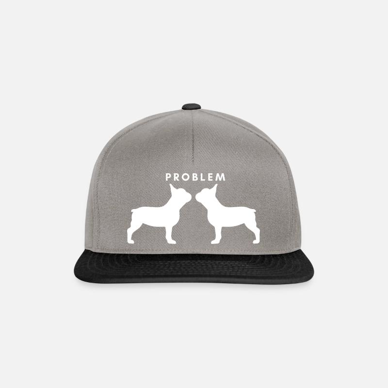 2 Frenchie Problem - Snapback Cap - Graphit/Schwarz