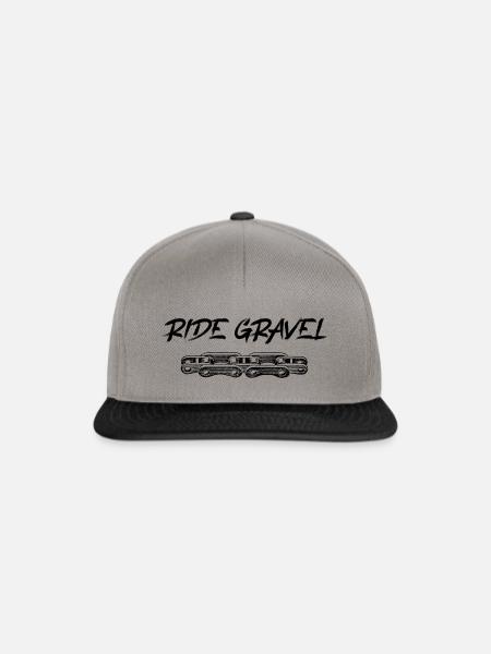Ride Gravel - Fahrradkette - Snapback Cap - Graphit/Schwarz
