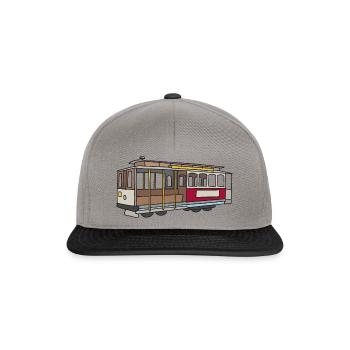 San Francisco Téléphérique c - Casquette snapback - gris graphite/noir - Devant