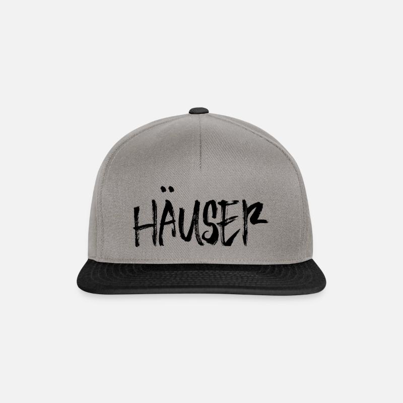 Häuser - Snapback Cap - Graphit/Schwarz
