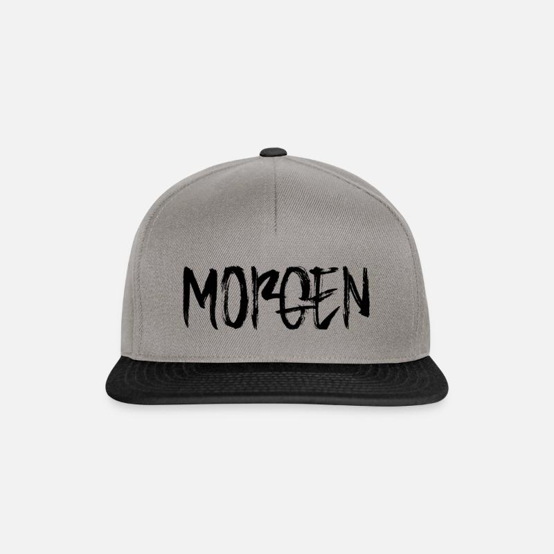 Morgen - Snapback Cap - Graphit/Schwarz