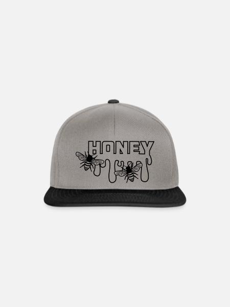 Tropfender Honig - Snapback Cap - Graphit/Schwarz