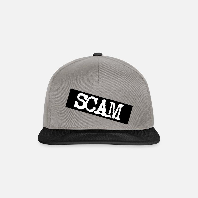 SCAM - Cryptocurrency black - Snapback Cap - Graphit/Schwarz