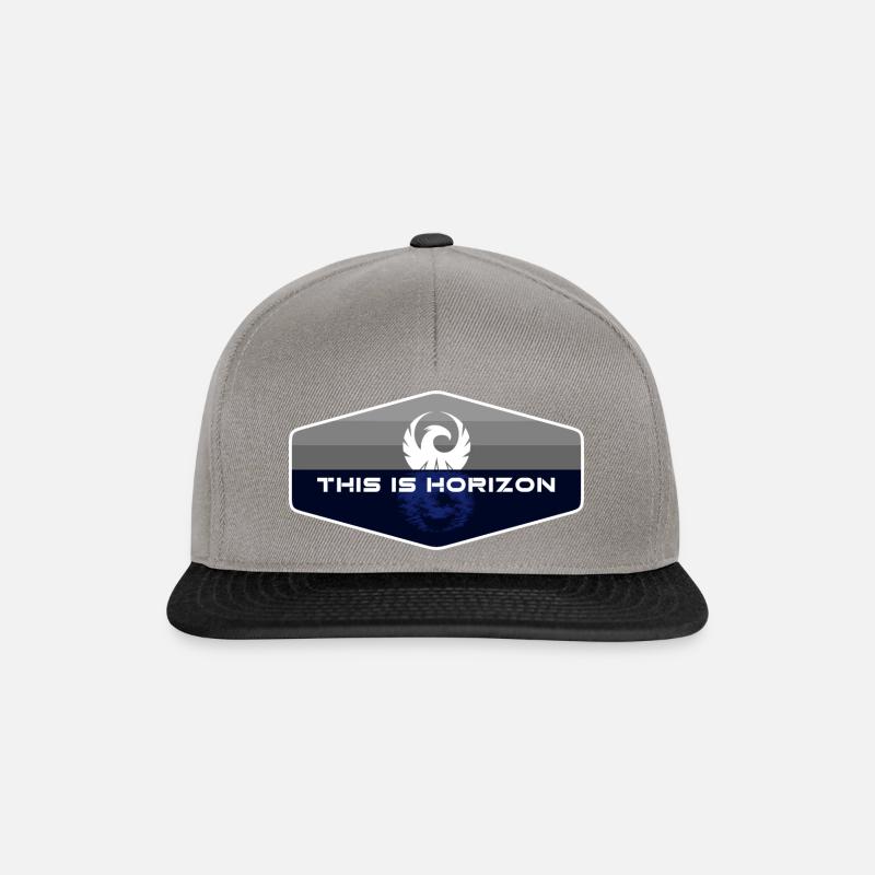 PRIM Shirt Horizon - Snapback Cap - Graphit/Schwarz