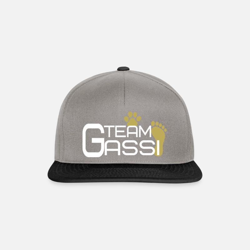 TeamGassi - Snapback Cap - Graphit/Schwarz