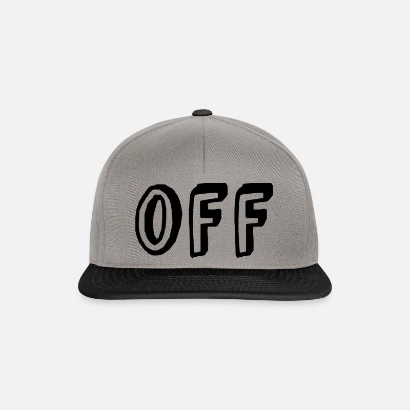 OFF - Casquette snapback - gris graphite/noir
