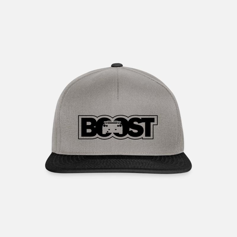 BOOST Car JDM - GT-R R34 - Snapback Cap - graphite/black